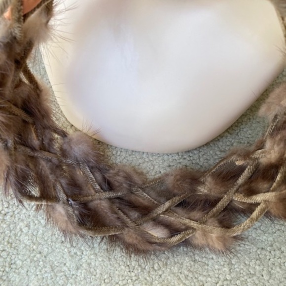 1940\'s Mink Fascinator with Satin Bow main image 13